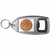 Pepperoni Pizza - Plastic Key Ring Bottle Opener Pepperoni Pizza - Plastic Key Ring Bottle Opener