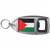 Palestine Flag - Plastic Key Ring Bottle Opener