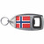 Norway Flag - Plastic Key Ring Bottle Opener Norway Flag - Plastic Key Ring Bottle Opener