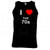 I Love Heart The 70's - Quality Printed Cotton Gym Vest