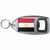 Egypt Flag - Plastic Key Ring Bottle Opener