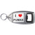I Love Pumas - Plastic Key Ring Bottle Opener