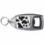 Cow Pattern - Plastic Key Ring Bottle Opener