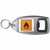 Flammable - Plastic Key Ring Bottle Opener