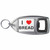 I Love Bread - Plastic Key Ring Bottle Opener