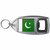 Pakistan Flag - Plastic Key Ring Bottle Opener Pakistan Flag - Plastic Key Ring Bottle Opener
