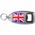 Union Jack UK Flag - Plastic Key Ring Bottle Opener