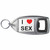 I Love Sex - Plastic Key Ring Bottle Opener