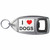 I Love Dogs - Plastic Key Ring Bottle Opener