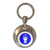 Respiratory - Round Metal Key Ring
