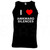 I Love Heart Awkward Silences - Quality Printed Cotton Gym Vest