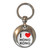 I Love Hong Kong - Round Metal Key Ring