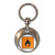 Flammable - Round Metal Key Ring
