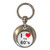 I Love The 60's - Round Metal Key Ring