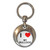 I Love My Bulldog - Round Metal Key Ring