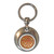 Pepperoni Pizza - Round Metal Key Ring