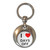 I love Days Off - Round Metal Key Ring I love Days Off - Round Metal Key Ring