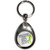 Zombies Just Want Hugs - Tear Drop Metal Key Ring