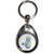 White Boy Robot - Tear Drop Metal Key Ring
