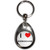 I Love Birmingham - Tear Drop Metal Key Ring