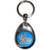Octopus - Tear Drop Metal Key Ring