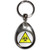 Biohazard - Tear Drop Metal Key Ring