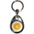 Orange - Tear Drop Metal Key Ring