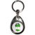 Apple Juice Carton - Tear Drop Metal Key Ring