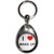 I love Make Up - Tear Drop Metal Key Ring