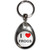 I Love Frogs - Tear Drop Metal Key Ring I Love Frogs - Tear Drop Metal Key Ring