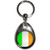 Ireland Flag - Tear Drop Metal Key Ring
