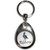 Pi Pigeon - Tear Drop Metal Key Ring