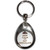 Keep Calm and Eat Chocolate - Tear Drop Metal Key Ring