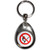 No Naked Flames - Tear Drop Metal Key Ring
