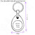 Croatia Flag - Tear Drop Metal Key Ring