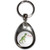 Dinosaur Rawwr! - Tear Drop Metal Key Ring