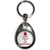 Keep Calm and Go Shopping - Tear Drop Metal Key Ring