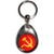 Soviet Union Flag - Tear Drop Metal Key Ring