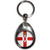 Northern Ireland Flag - Tear Drop Metal Key Ring