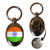 India Flag - Silver £1/€1 Shopping Key Ring