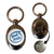 Geek Inside - Silver £1/€1 Shopping Key Ring