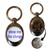 Show Me The Clunge - Silver £1/€1 Shopping Key Ring