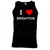 I Love Heart Brighton - Quality Printed Cotton Gym Vest
