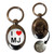 I Love Heart MJ - Silver £1/€1 Shopping Key Ring