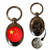 China Flag - Silver £1/€1 Shopping Key Ring