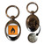 Flammable - Silver £1/€1 Shopping Key Ring