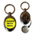 I Agree With Nick - Silver £1/€1 Shopping Key Ring I Agree With Nick - Silver £1/€1 Shopping Key Ring