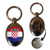 Croatia Flag - Silver £1/€1 Shopping Key Ring