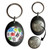 Skull Bow Pattern 3 - Shopping Trolley Key Ring