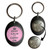 Pink Keep Calm and Carry On - Shopping Trolley Key Ring